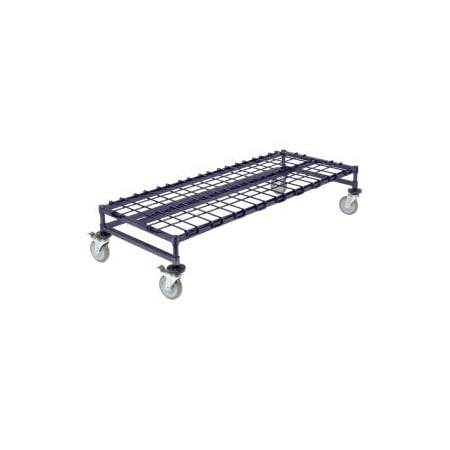 Global Equipment Nexel    Poly-Z-Brite    Mobile Dunnage Rack 24"W X 24"D - 4 Swivel Casters 561947A
